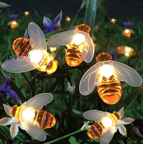 Led solar powered bee - solar,