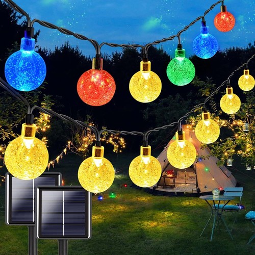 2pcs solar string lights - 2pcs,