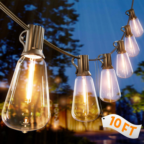 10ft outdoor string lights - lights,