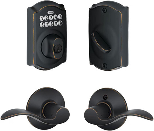 Schlage install keypad - schlage, ez