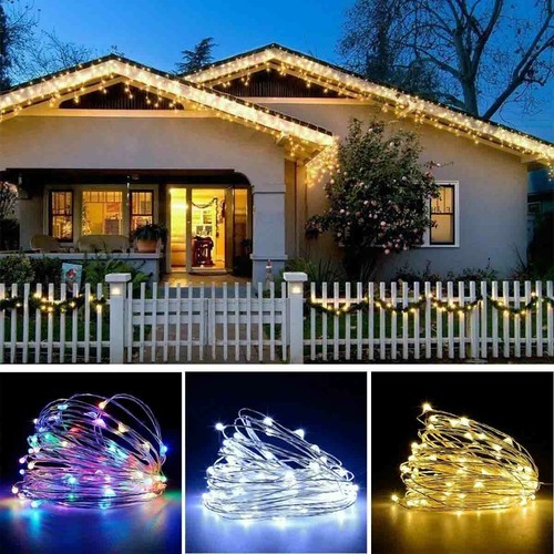 Outdoor solar string lights - string,
